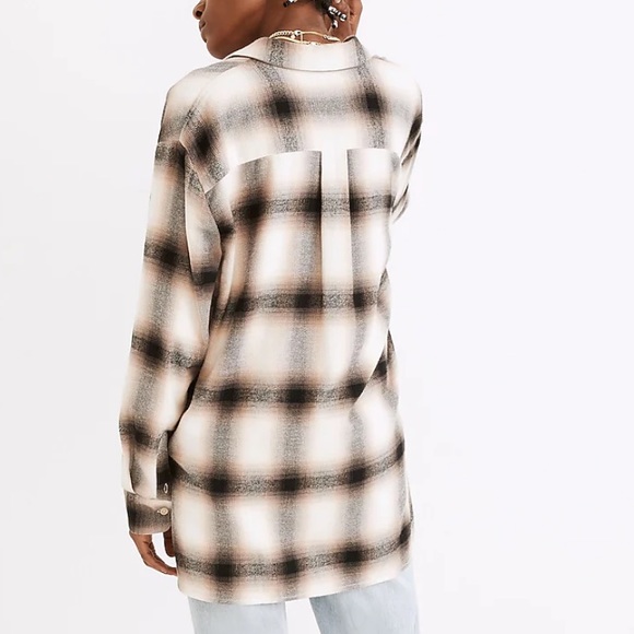 Madewell Oversized Flannel - Picture 3 of 16